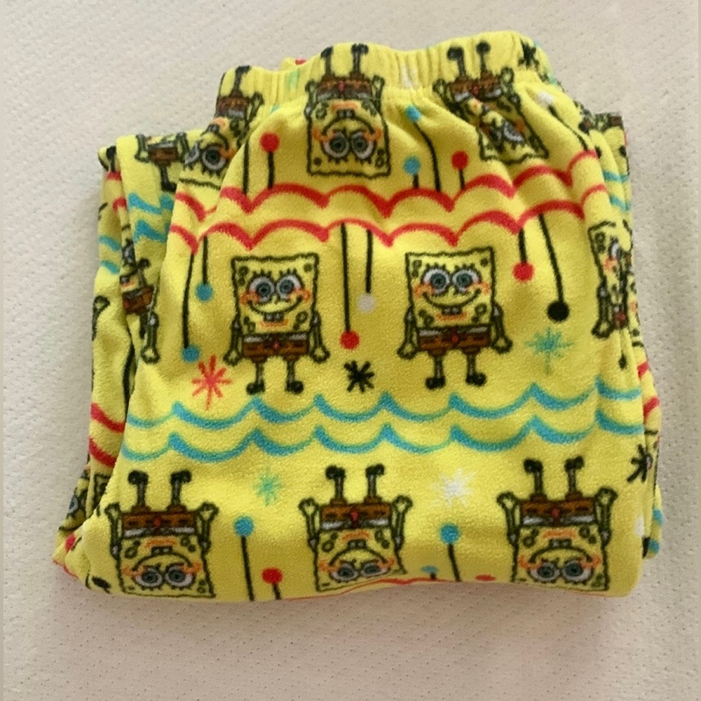 Spongebob SquarePants pajama pj bottoms pants